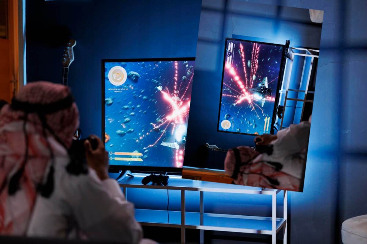 IPTV service in Dubai showing entertainment channels.