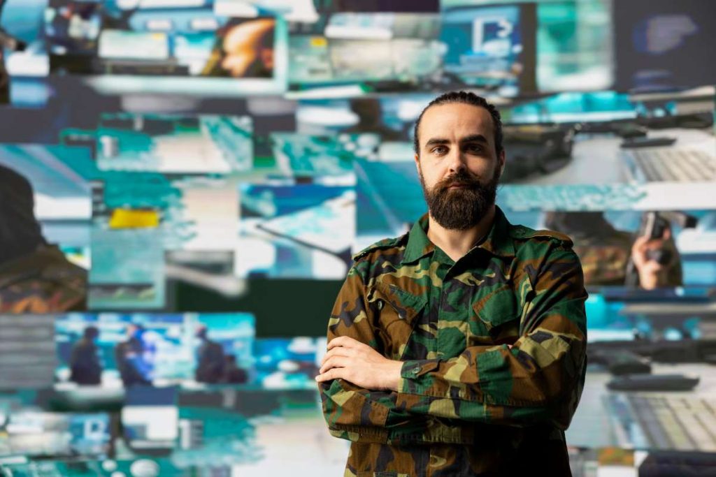 Firestick device setup with IPTV interface on screen