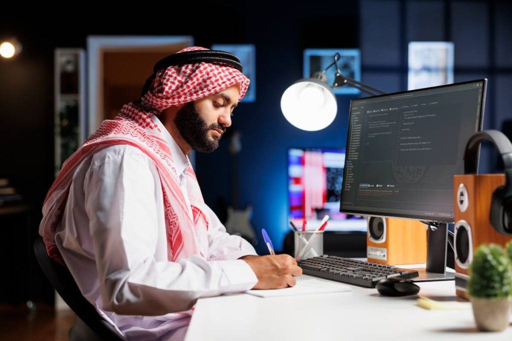 Modern IPTV setup showing multi-language channels in Dubai