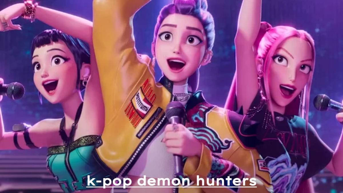 K Pop Demon Hunters anime scene, watch on Best IPTV in Dubai