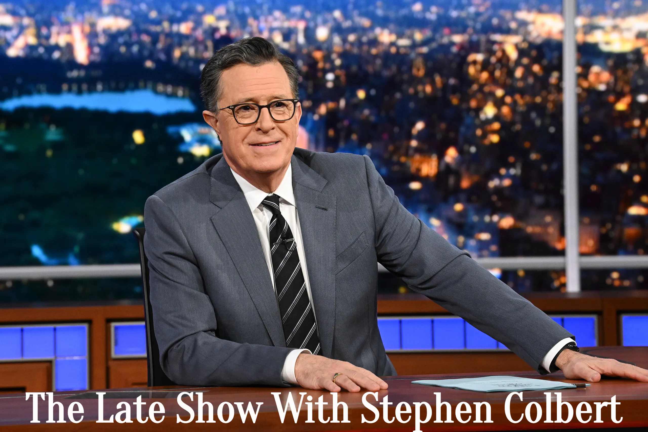 The Late Show with Stephen Colbert stage view