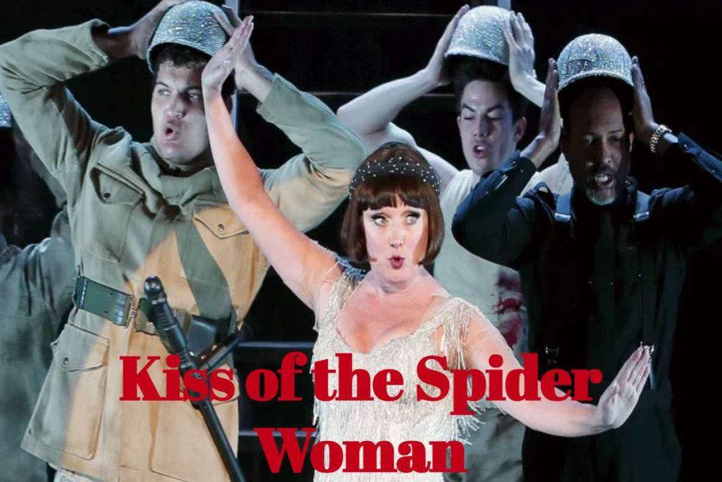 Kiss of the Spider Woman novel cover with symbolic spider web design.