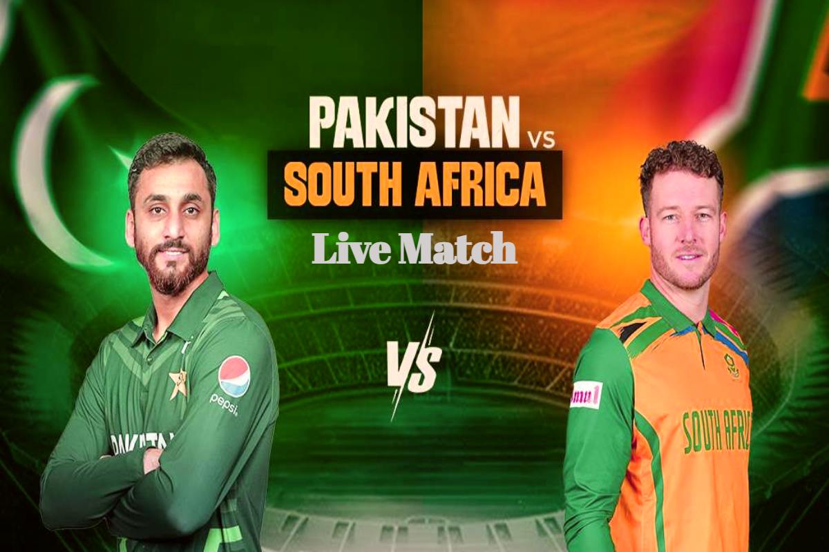 Pakistan vs South Africa live cricket battle.
