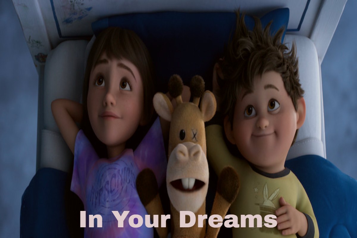 In Your Dreams abstract night landscape, stars glow.