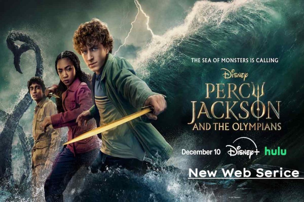 Percy Jackson and friends on a mythic quest