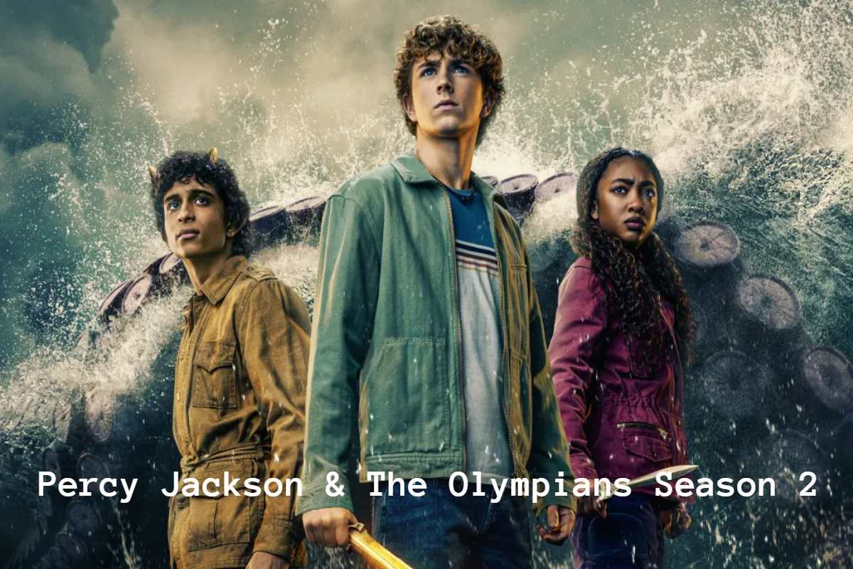 Percy Jackson facing a sea monster in Season 2