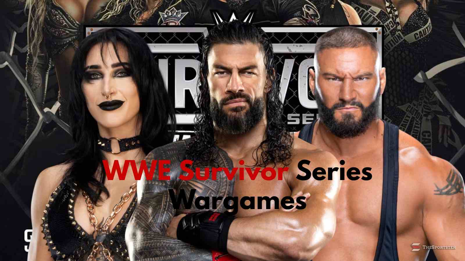 WWE Survivor Series WarGames intense cage action