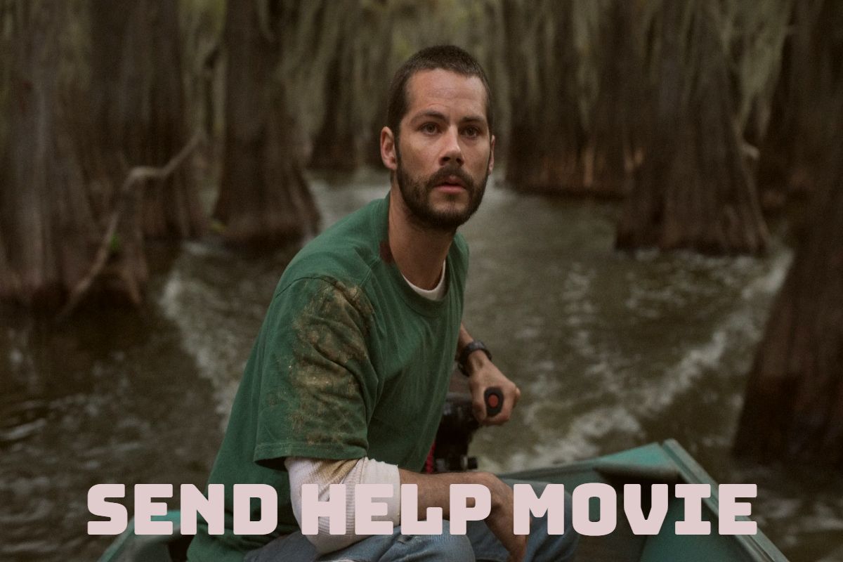 Send Help movie poster suspense.