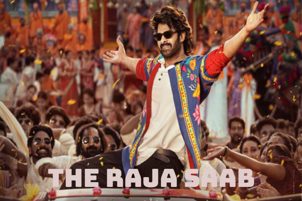 The Raja Saab movie poster featuring Prabhas.