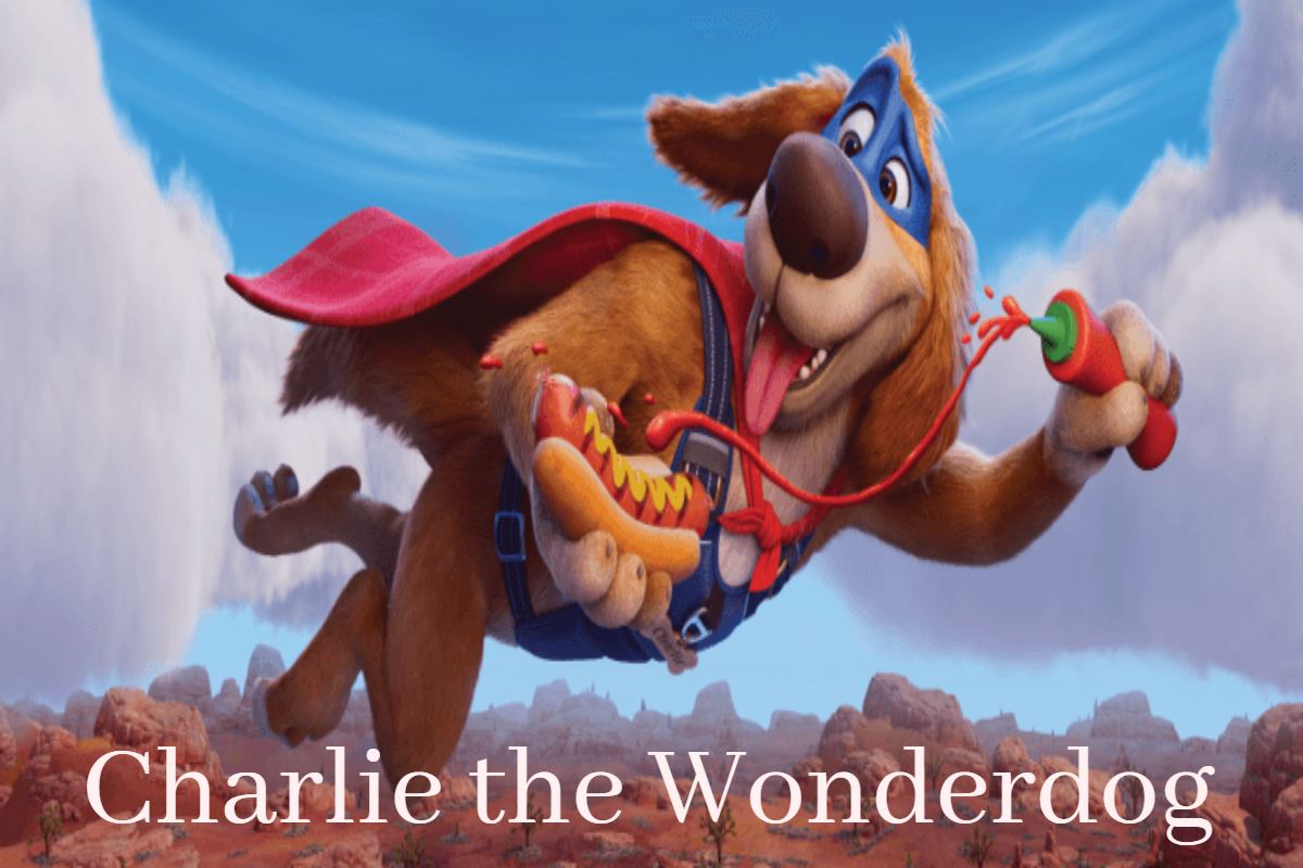 Charlie the Wonderdog resting after a long run.