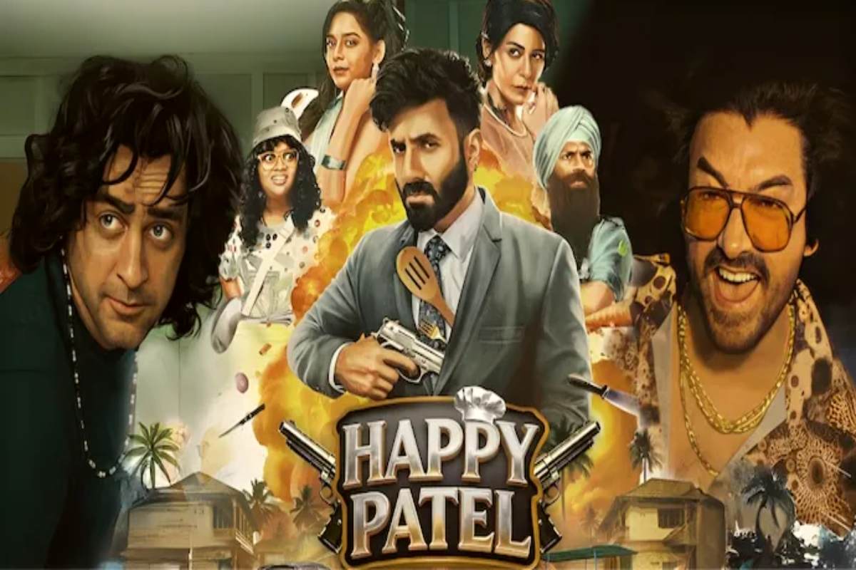 Happy Patel Khatarnak Jasoos movie poster fun adventure.