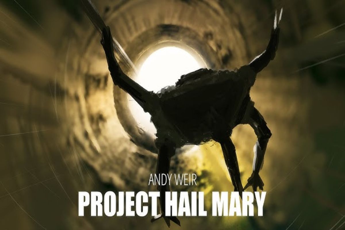 Sci-fi scene from Project Hail Mary featuring interstellar exploration.