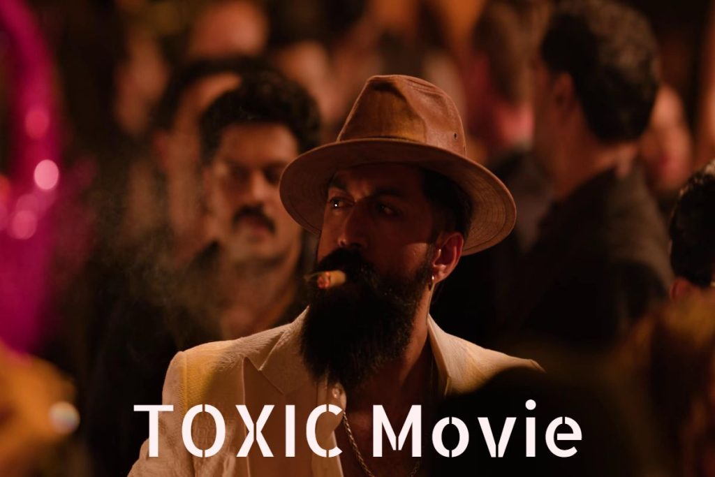 Toxic Movie poster intense action.