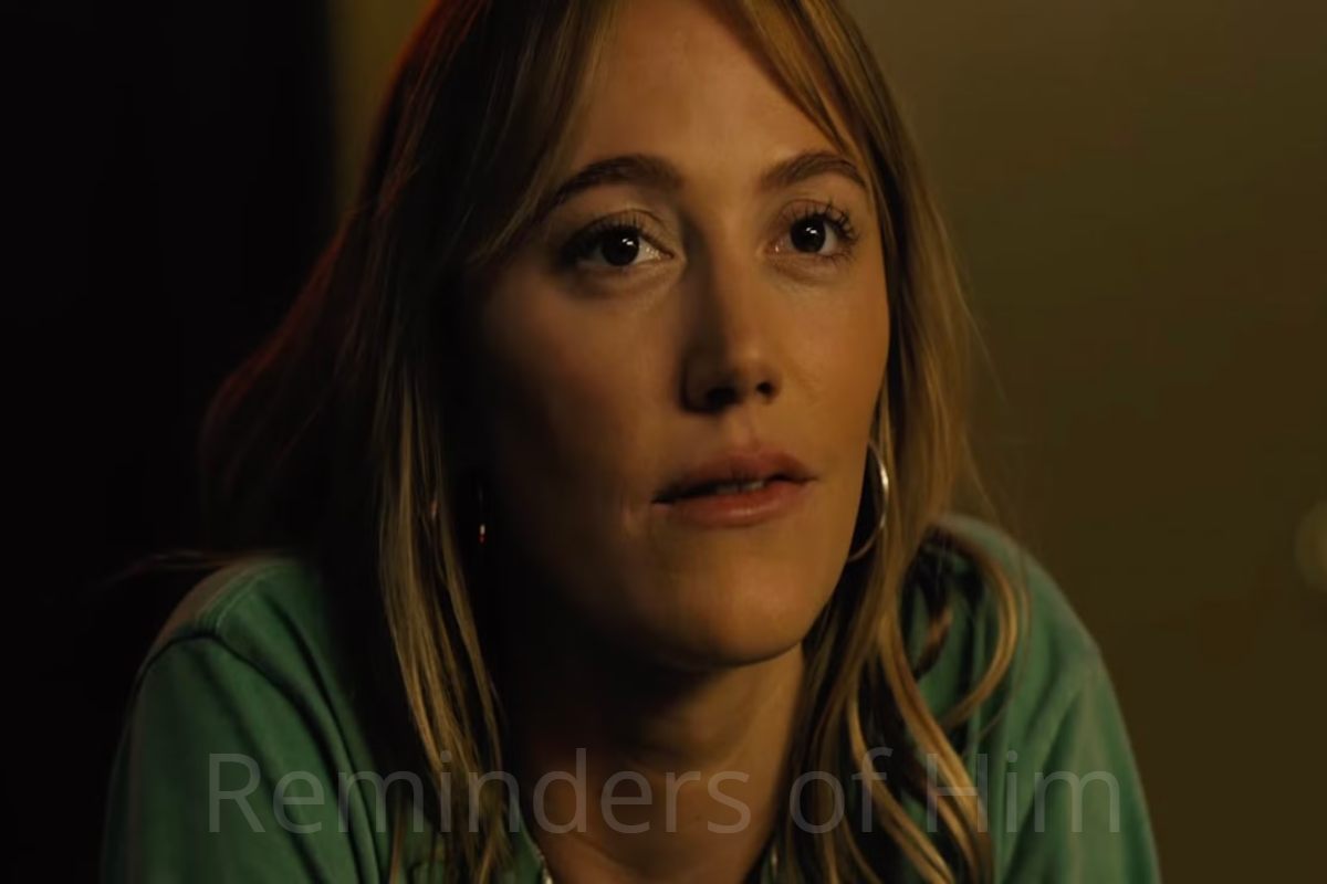 Reminders of Him movie poster featuring lead actress.