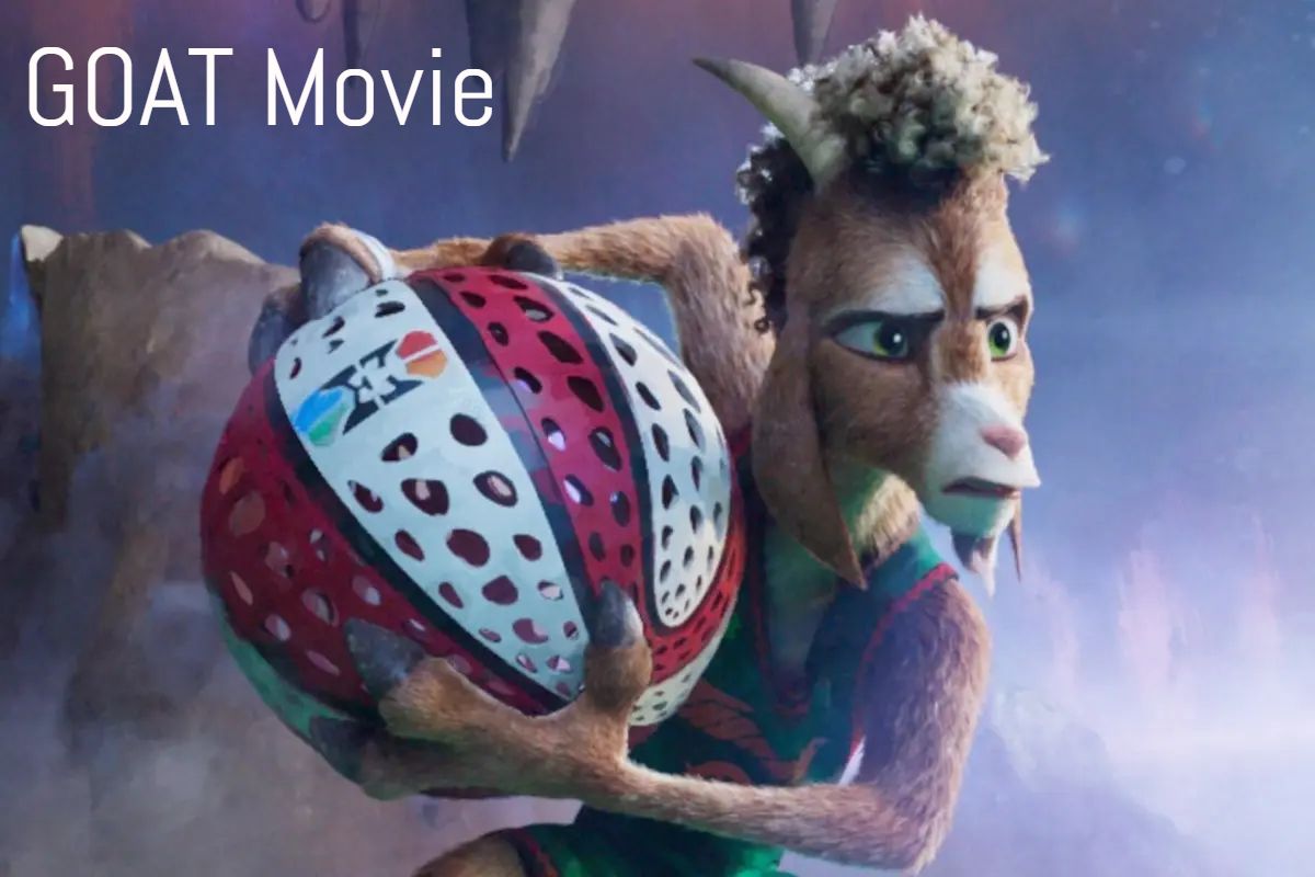 GOAT film scene showing dramatic lighting and emotional character expression.